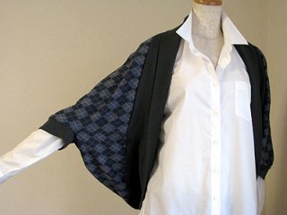 ロングカーデ 型紙と作り方 ロングカーデ 型紙と作り方