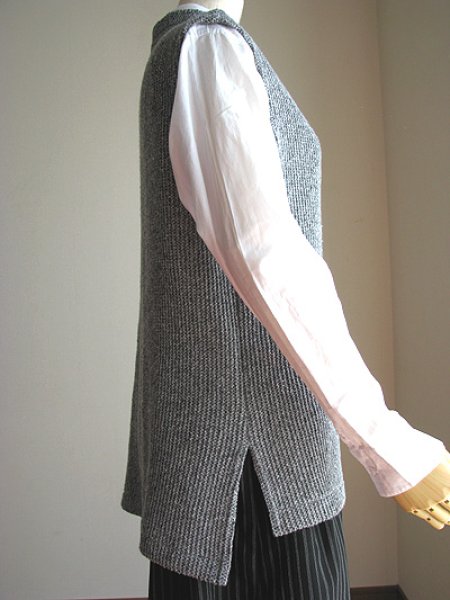 画像2: ボトルネックTシャツ&ベスト (2)